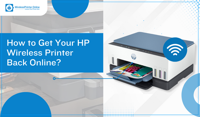 HP Wireless Printer Back Online